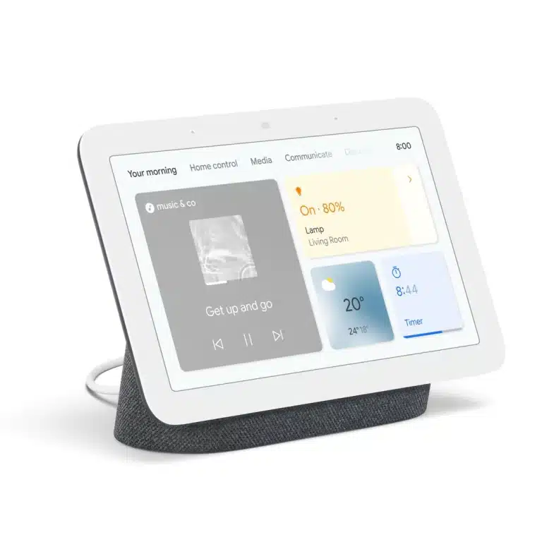 Google Nest Hub 2e Génération - Assistant Domestique Intelligent Charbon