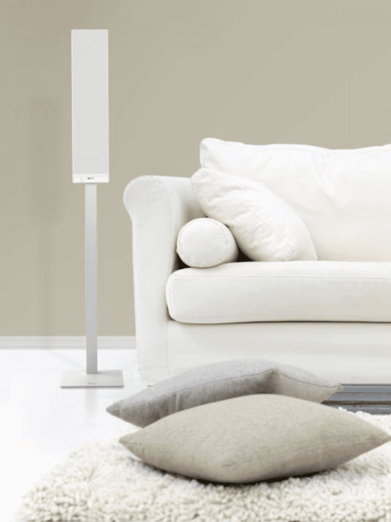 KEF Séries T Support au Sol Couleur Blanc (Paire)