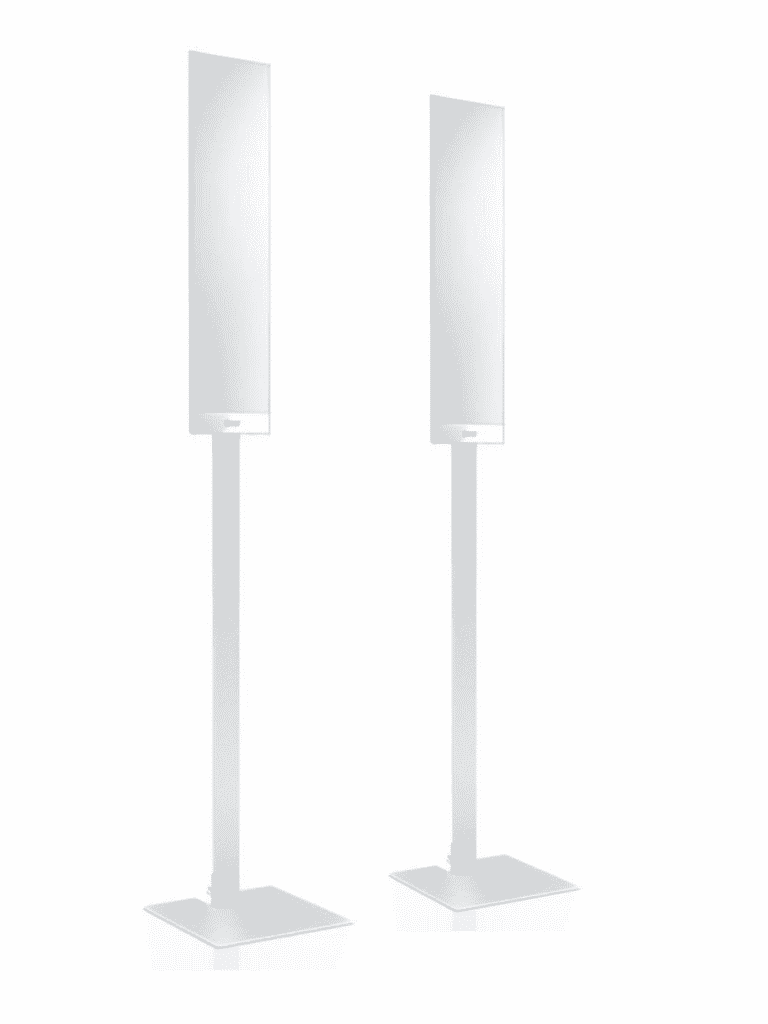 KEF Séries T Support au Sol Couleur Blanc (Paire)