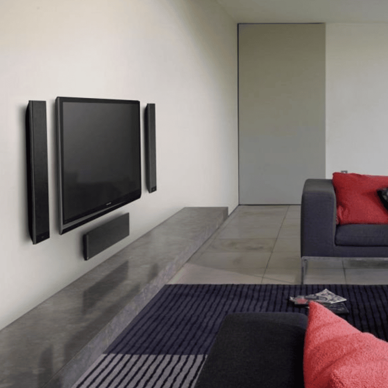 KEF T Series UltraThin Centre Channel Speaker Color Black (T101C)
