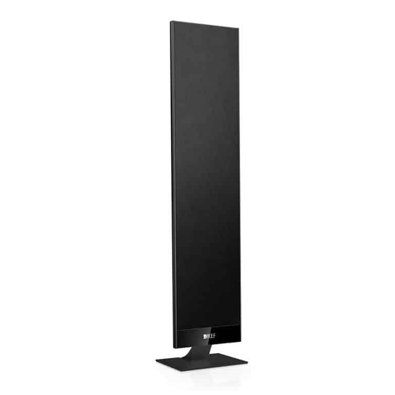 KEF Ensemble de Haut-parleurs Ultra-Plat 5.0 de Couleur Noir (T205)