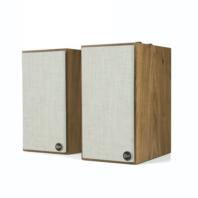 Klipsch Reference Series Powered Bookshelf Speakers Color Walnut (The Fives)