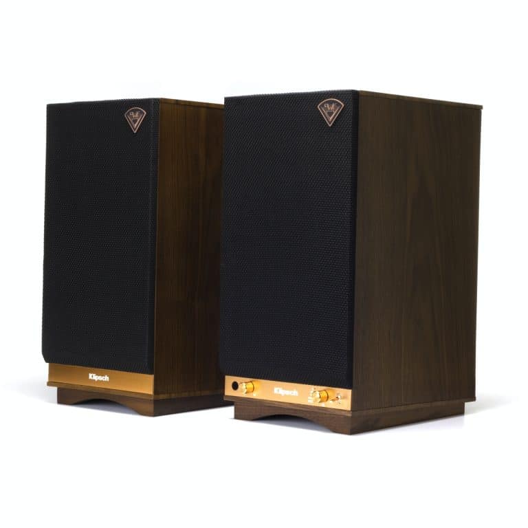 Klipsch Série Heritage Haut-Parleurs Étagères Amplifiées Couleur Noyer (The Sixes)