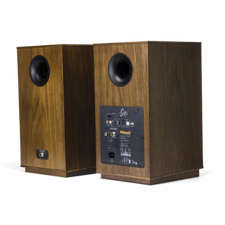 Klipsch Série Heritage Haut-Parleurs Étagères Amplifiées Couleur Noyer (The Sixes)