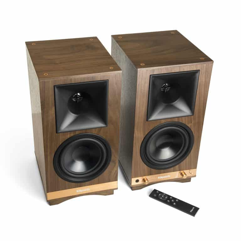 Klipsch Série Heritage Haut-Parleurs Étagères Amplifiées Couleur Noyer (The Sixes)