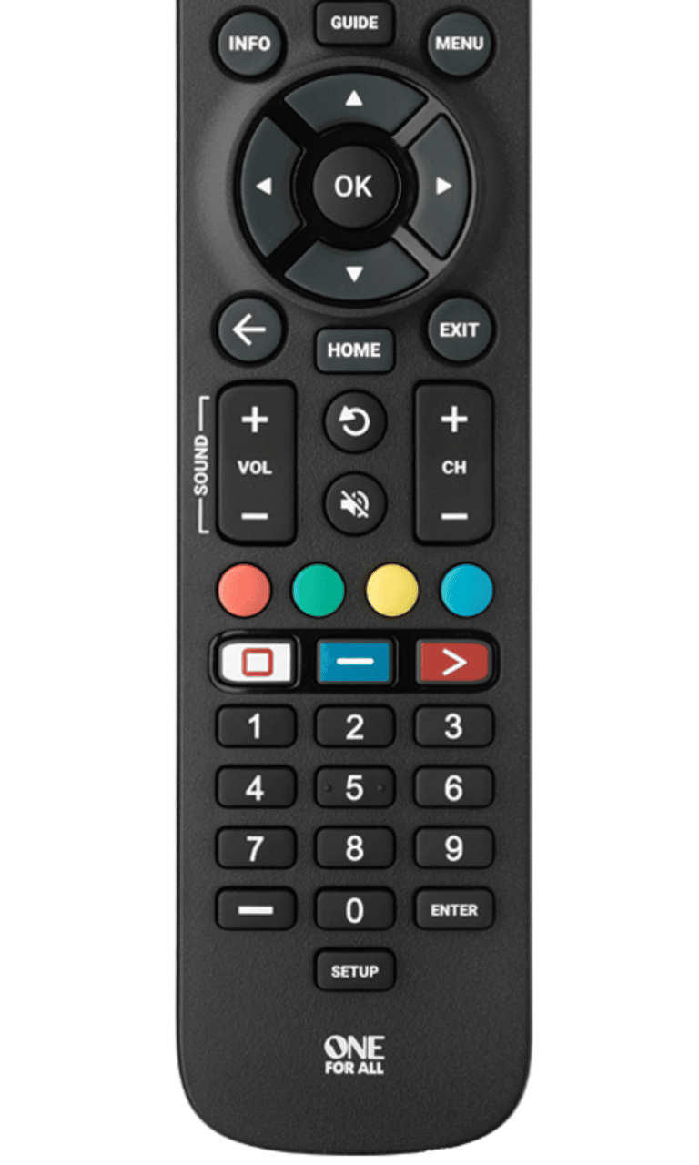 Essential TV Télécommande Pour 1-Appareil Par One For All (URC3610)