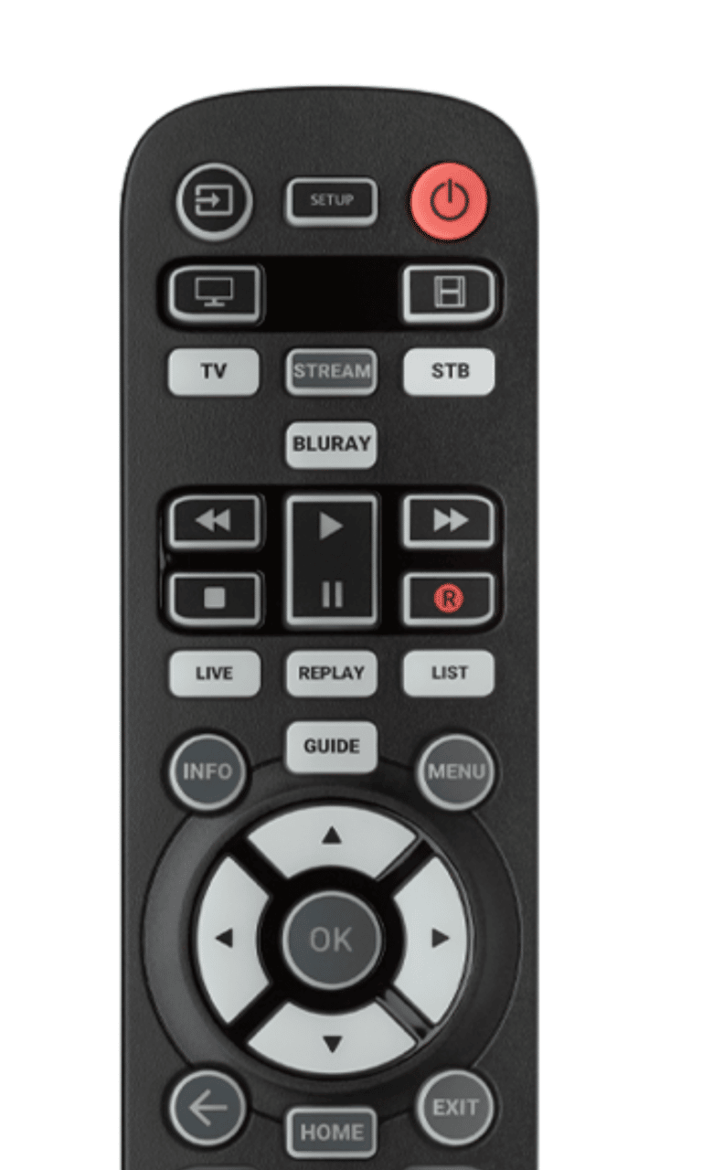 Essential TV Télécommande Pour 4-Appareils Par One For All (URC3640)