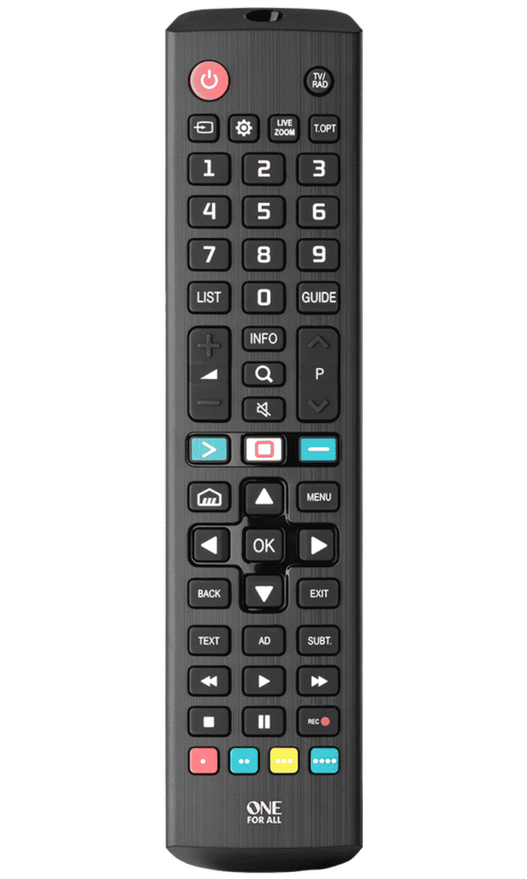 LG TV Replacement Remote by One For All (URC4811)