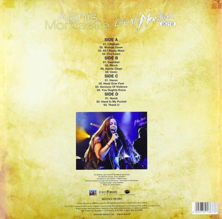 Alanis Morissette - Live at Montreux 2012 (2LP+CD)