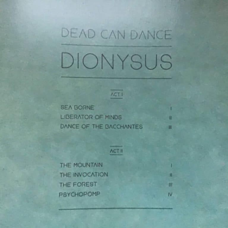 Dead Can Dance - Dionysus (LP)