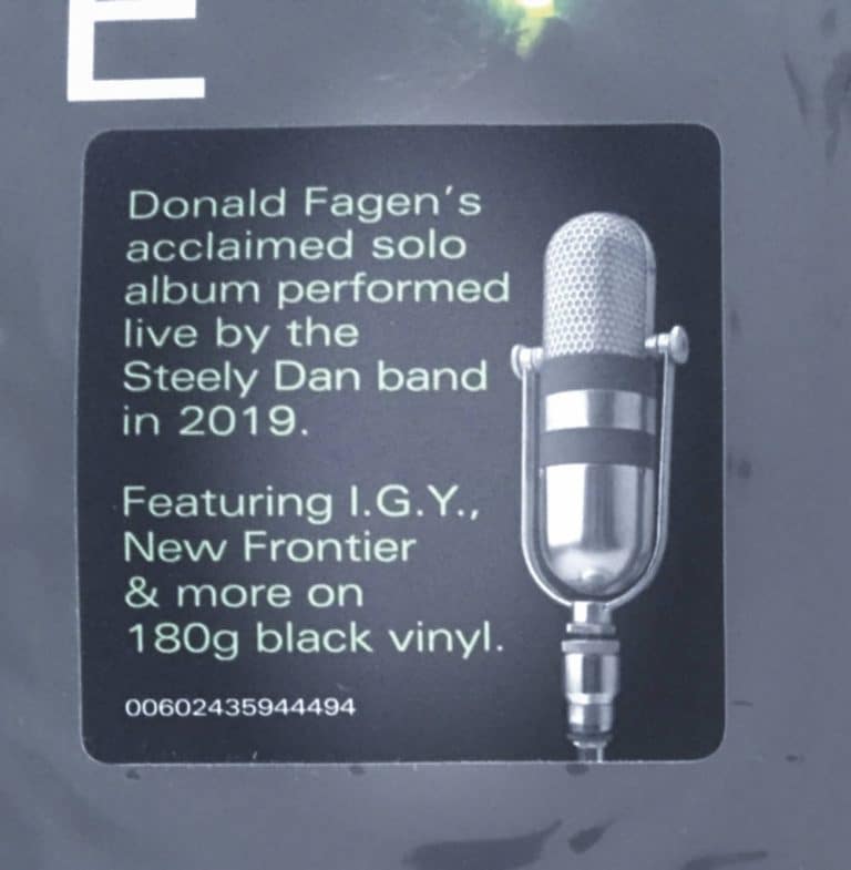 Fagen, Donald - Nightfly, The: Live (LP)