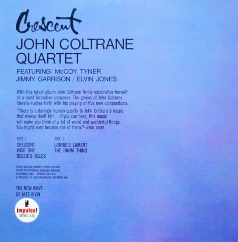 John Coltrane - Crescent (Acoustic Sounds Series/180g/Gatefold)