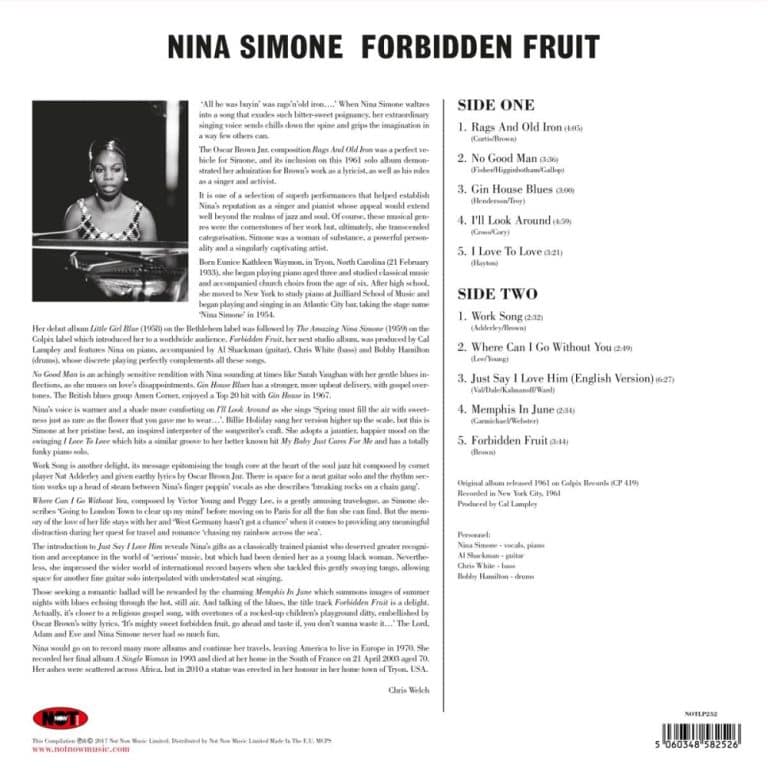 Nina Simone - Forbidden Fruit (180g HQ vinyl/green)