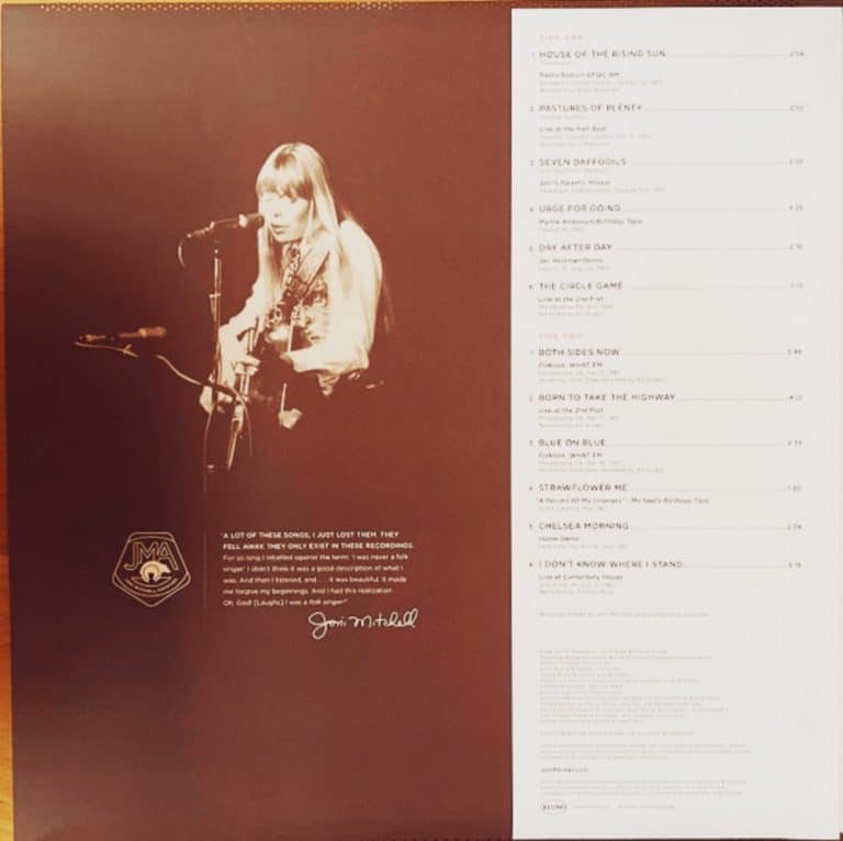 Mitchell Joni - 2021RSD1 - Archives Vol. 1 ('63-'67 highlights)