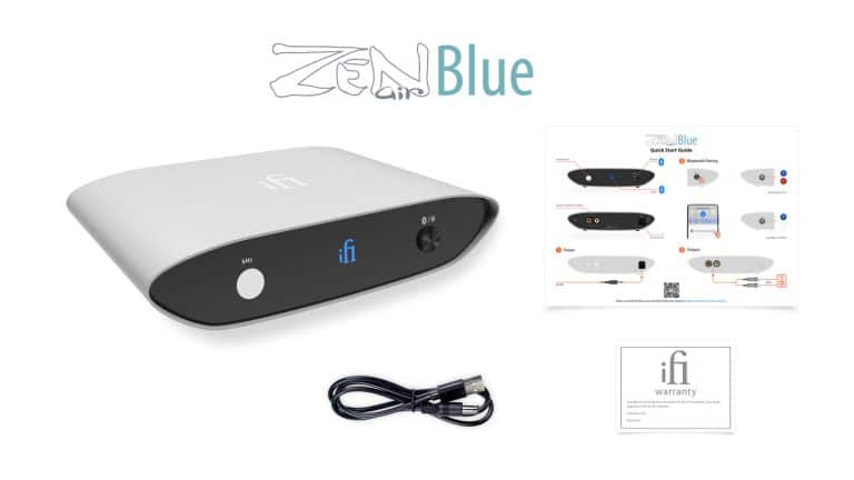 ifi Zen Blue Air High-resolution Bluetooth DAC Colour Silver and Black