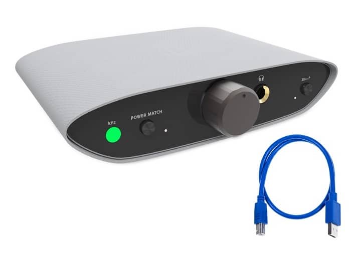 ifi ZEN DAC AIR: Compact DAC / Amplifier (Black & Silver)