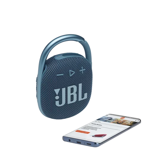JBL Clip 4 Portable Bluetooth Speaker Colour Blue