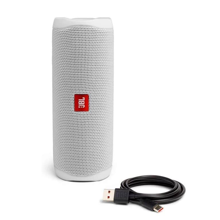 JBL Flip 5 Portable Bluetooth Speaker Colour White