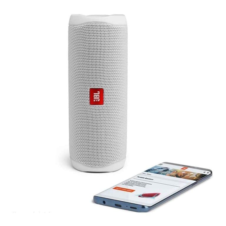 JBL Flip 5 Portable Bluetooth Speaker Colour White