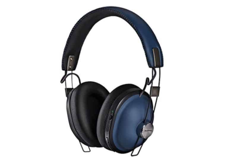 Panasonic Écouteur Bluetooth / Sans Fil Rétro Ultra-Auriculaire + Fonction de Suppression de Bruit Ambiant Couleur Indigo Marine (RPHTX90)
