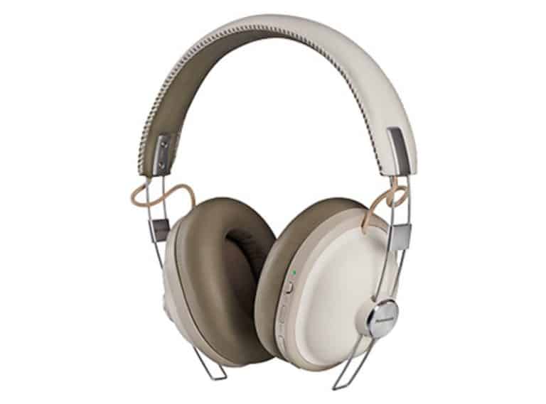 Panasonic Écouteur Bluetooth / Sans Fil Rétro Ultra-Auriculaire + Fonction de Suppression de Bruit Ambiant Couleur Blanc (RPHTX90)