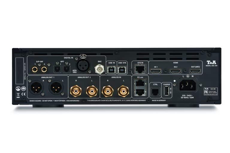 T+A DAC 200 Convertisseur Numérique vers Analogique Couleur Noir