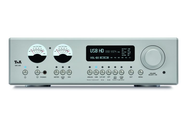 T+A DAC 200 Convertisseur Numérique vers Analogique Couleur Argent