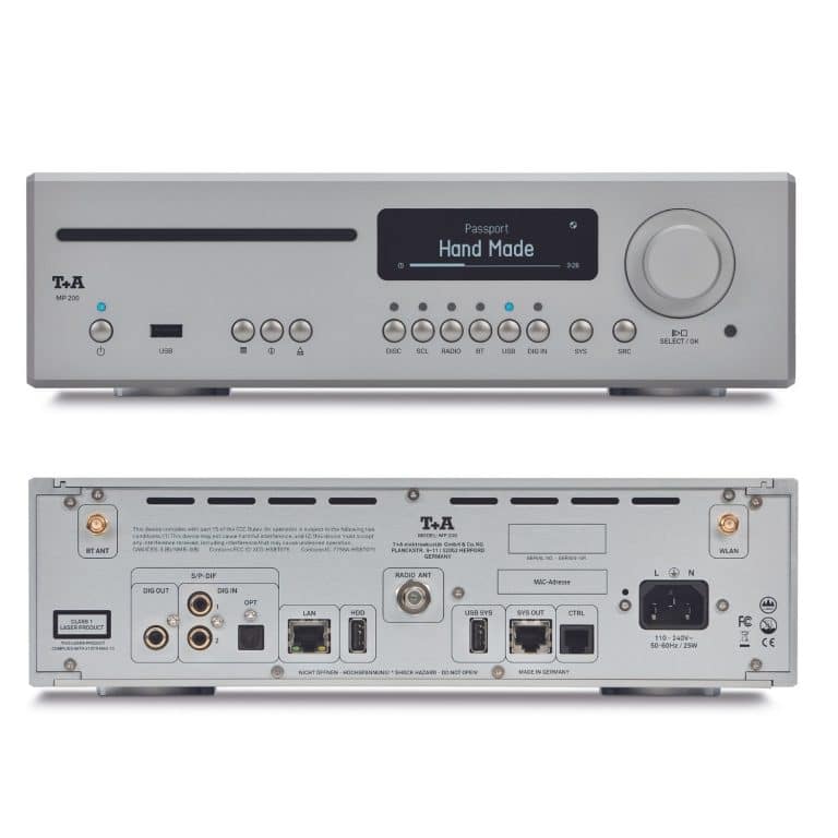 T+A MP200 Multi Source CD Player Colour Silver