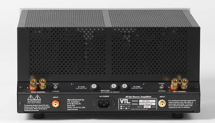 VTL ST 85 Stereo Amplifier Colour Silver