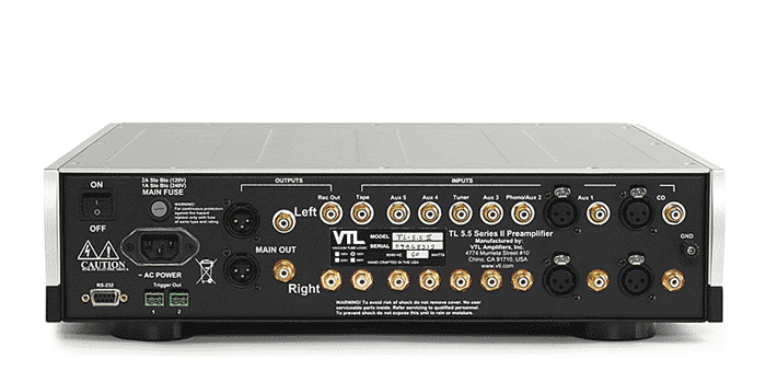 VTL TL 5.5 II Signature Préamplificateur Couleur Argent