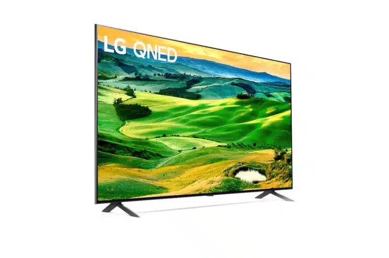 LG 55 po QNED80 NanoCell Quantum 4K ThinQ® AI + Téléviseur Intelligent (2022)