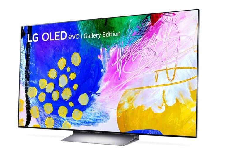 LG 55'' G2 Gallery Edition OLED 4K with ThinQ® AI + Smart TV (Foot Is Optional)