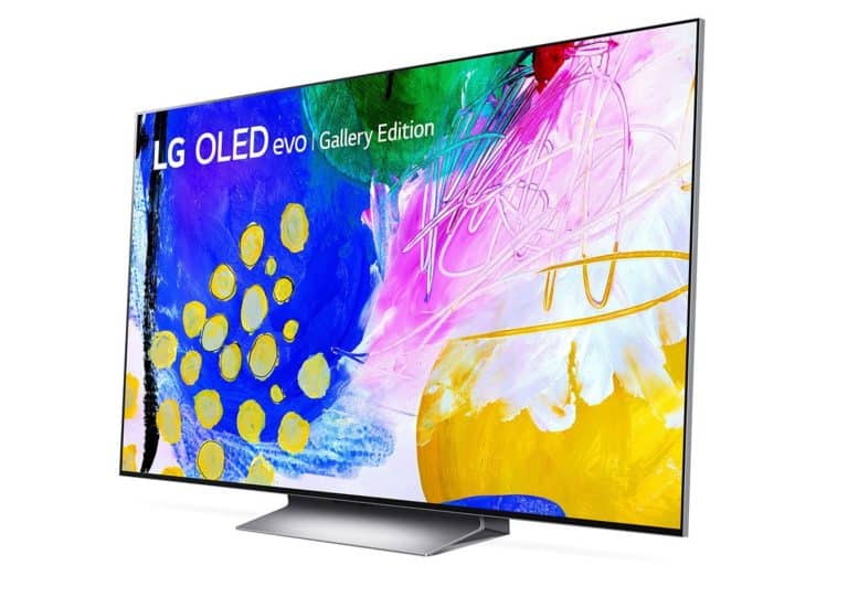 LG 55'' G2 Gallery Edition OLED 4K with ThinQ® AI + Smart TV (Foot Is Optional)