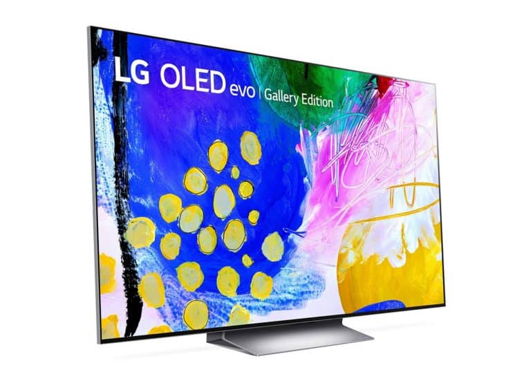 LG 55'' G2 Gallery Edition OLED 4K with ThinQ® AI + Smart TV (Foot Is Optional)