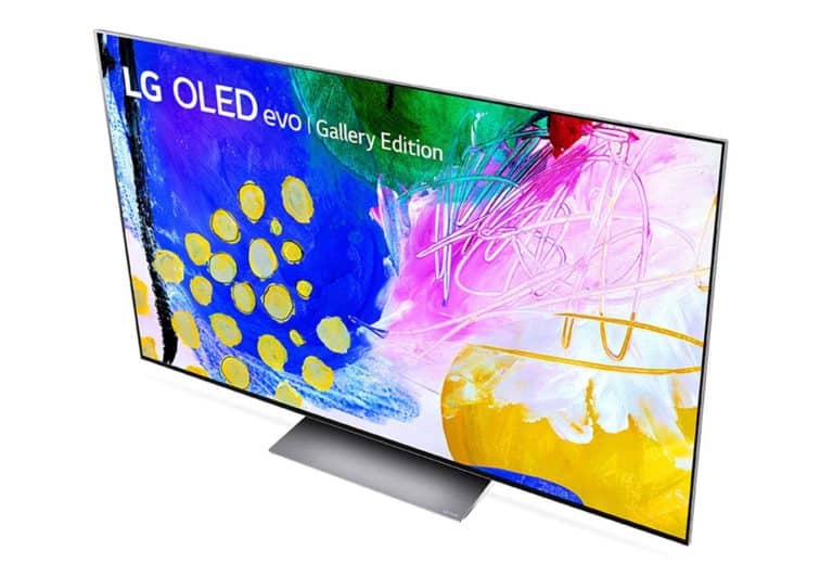 LG 55'' G2 Gallery Edition OLED 4K with ThinQ® AI + Smart TV (Foot Is Optional)