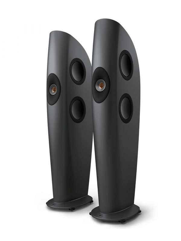 KEF Uni-Q® Ultra Hi-Fi Floorstanding Tower Speakers Color Charcoal Grey / Bronze (Blade One Meta)