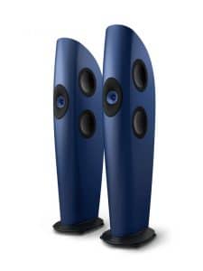 KEF Uni-Q® Ultra Hi-Fi Floorstanding Tower Speakers Color Frosted Blue / Blue (Blade One Meta)