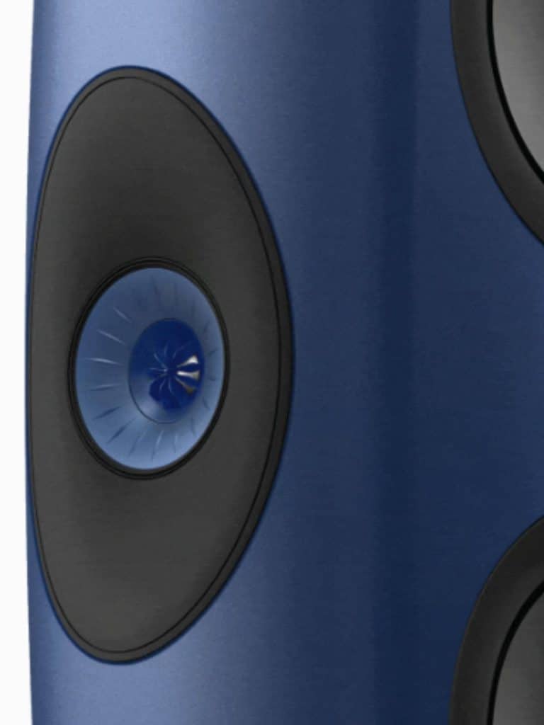 KEF Uni-Q® Ultra Hi-Fi Floorstanding Tower Speakers Color Frosted Blue / Blue (Blade One Meta)