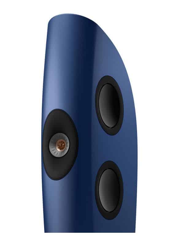 KEF Uni-Q® Haut-Parleurs Colonnes / Tours Ultra Hi-Fi Couleur Givré Bleu / Bronze (Blade One Meta)