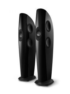 KEF Uni-Q® Ultra Hi-Fi Floorstanding Tower Speakers Color Piano Black / Grey (Blade One Meta)