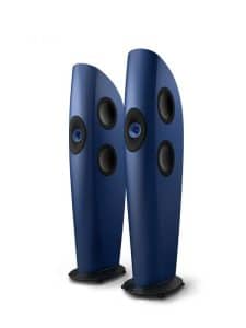 KEF Uni-Q® Ultra Hi-Fi Floorstanding Tower Speakers Color  Frosted Blue / Blue (Blade Two Meta)