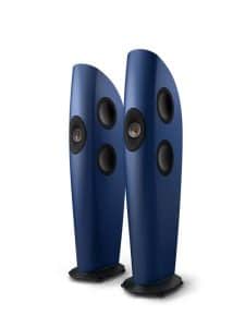 KEF Uni-Q Ultra Hi-Fi Floorstanding Tower Speakers Color  Frosted Blue / Bronze (Blade Two Meta)