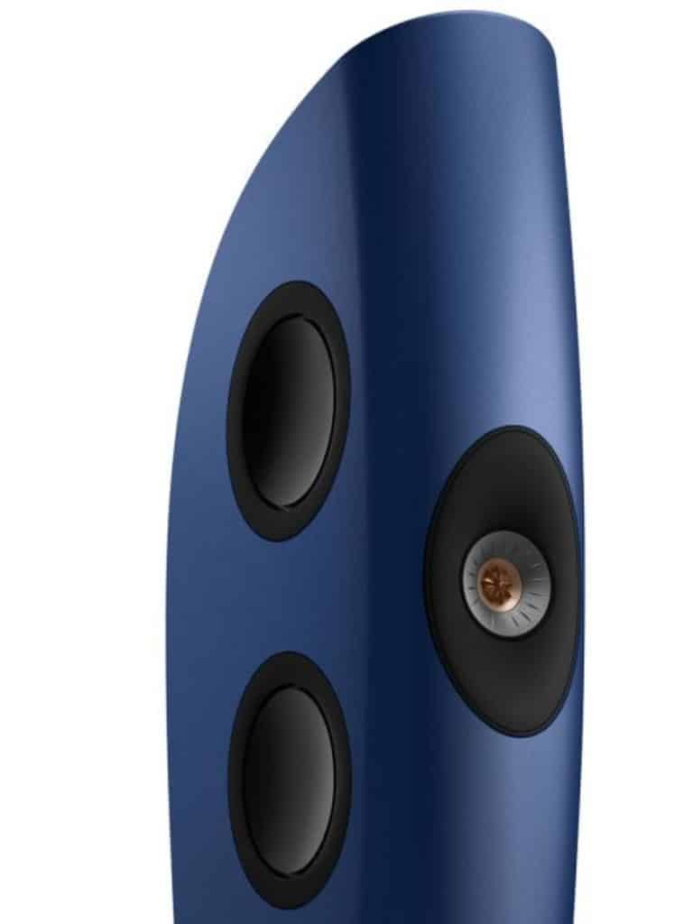 KEF Uni-Q Ultra Hi-Fi Floorstanding Tower Speakers Color  Frosted Blue / Bronze (Blade Two Meta)