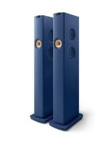 KEF Uni-Q Powered Floorstanding Tower Speakers Wireless Color Royal Blue (LS60 Meta)