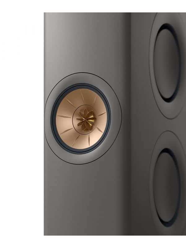 KEF Uni-Q Powered Floorstanding Tower Speakers Wireless Color Titanium Grey (LS60 Meta)