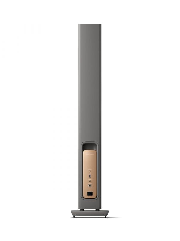 KEF Uni-Q Powered Floorstanding Tower Speakers Wireless Color Titanium Grey (LS60 Meta)