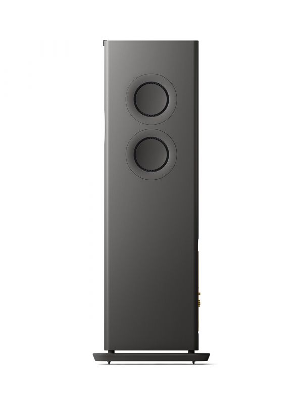 KEF Uni-Q Powered Floorstanding Tower Speakers Wireless Color Titanium Grey (LS60 Meta)