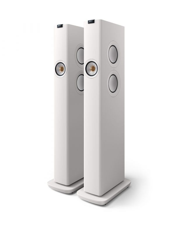 KEF LS60 Meta: Floorstanding Tower Speakers (White)