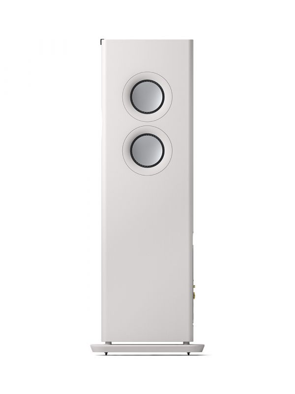 KEF Uni-Q® Haut-Parleurs Colonnes / Tours Amplifiés Sans Fil Couleur Blanc Minéral (LS60 Collection Wireless)