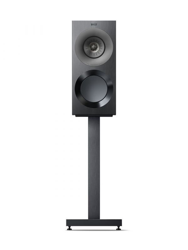 KEF Uni-Q® Haut-Parleurs Étagères Couleur Noir Brillant / Gris (Reference 1 Meta)